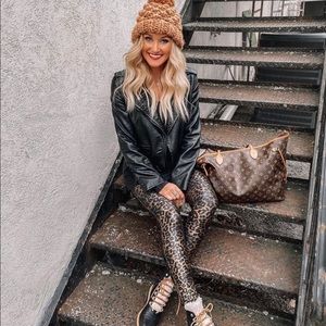 BLANK NYC Black Studded Leather Jacket